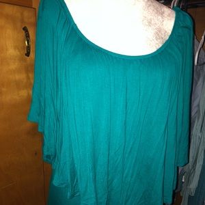 NWOT Teal Top